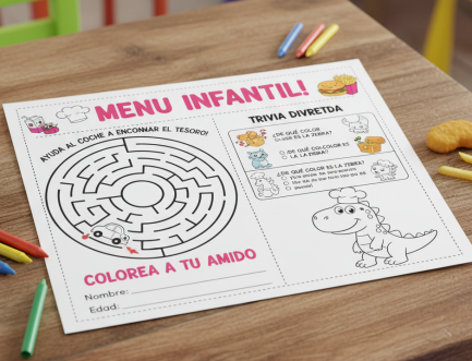 Mantel Menu Infantil